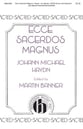 Ecce Sacerdos Magnus SATB choral sheet music cover